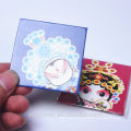 2016 custom hot selling Chinese Peking opera makeups style tin plate fridge magnets for souvenir